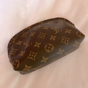 Louis Vuitton Cosmetic pouch. Lovingly used. Signature coated canvas.